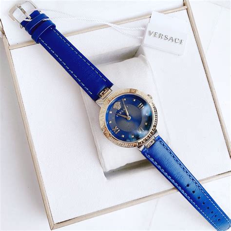 versace greca signature blue dial ladies watch|nordstrom versace greca watch.